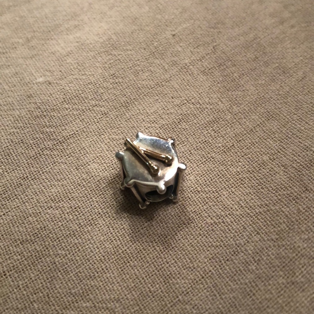 Authentic Pandora 2 tone drum charm.